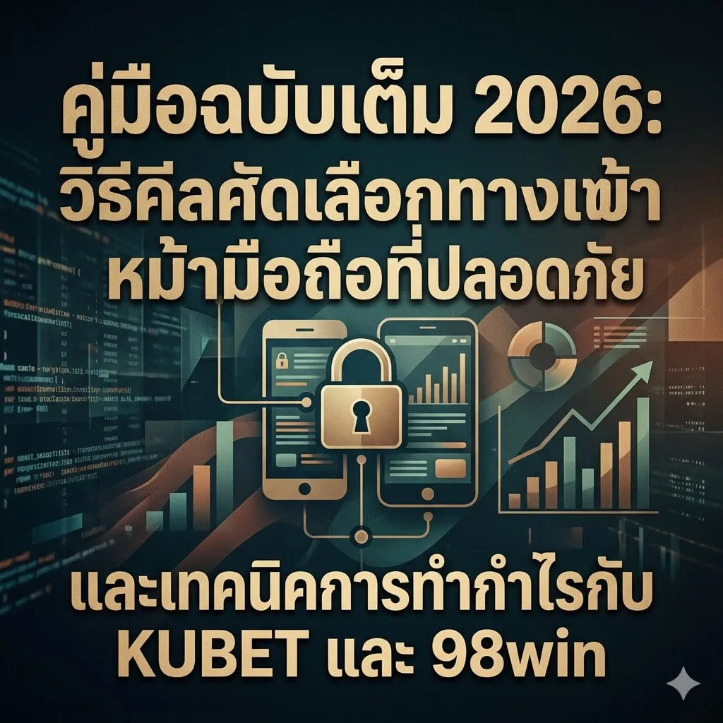 เจาะลึกระบบความปลอดภัยของ KUBET และ 98win